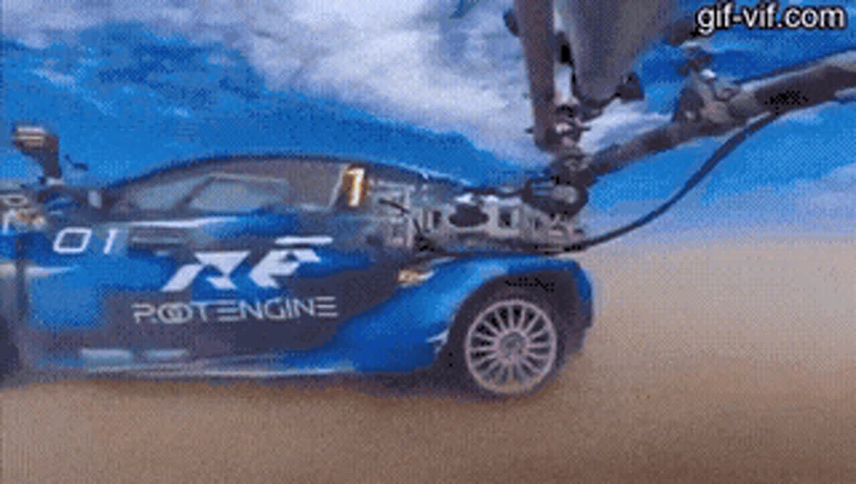 Shooting real-speed racing scenes with magnetic rigs swapping cameras ...