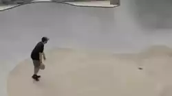 Bowling outside alley