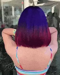 Rainbow hairs