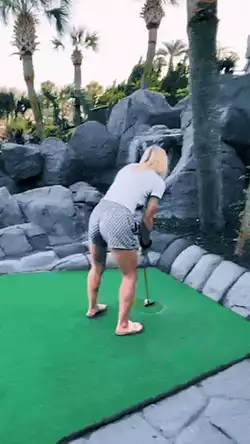 Mini golf can be a rollercoaster of emotions