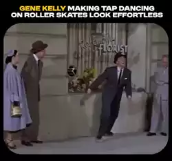 Tap dancing on roller skates