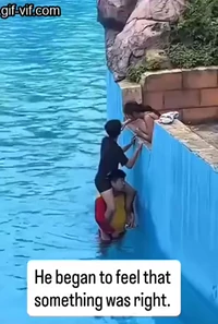 The moment he began to feel