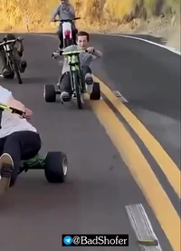 Tricycle race fail