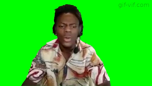 Speed Text Gif This is not real this is ai ishowspeed rage reaction Greenscreen ...