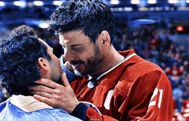 heated rivalry kiss gif – Trending GIF on GifVif